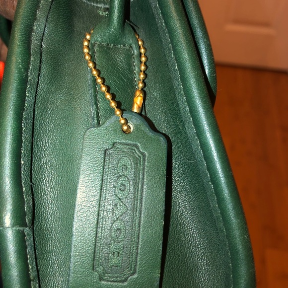 Green Vintage Coach bag - Picture 4 of 4